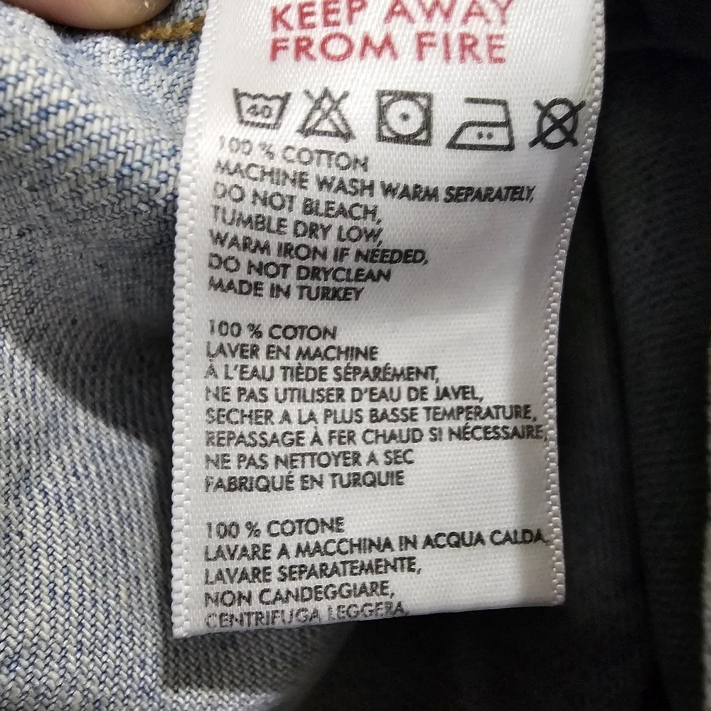 BDG Utility A-Line Denim Mini Skirt Size XS